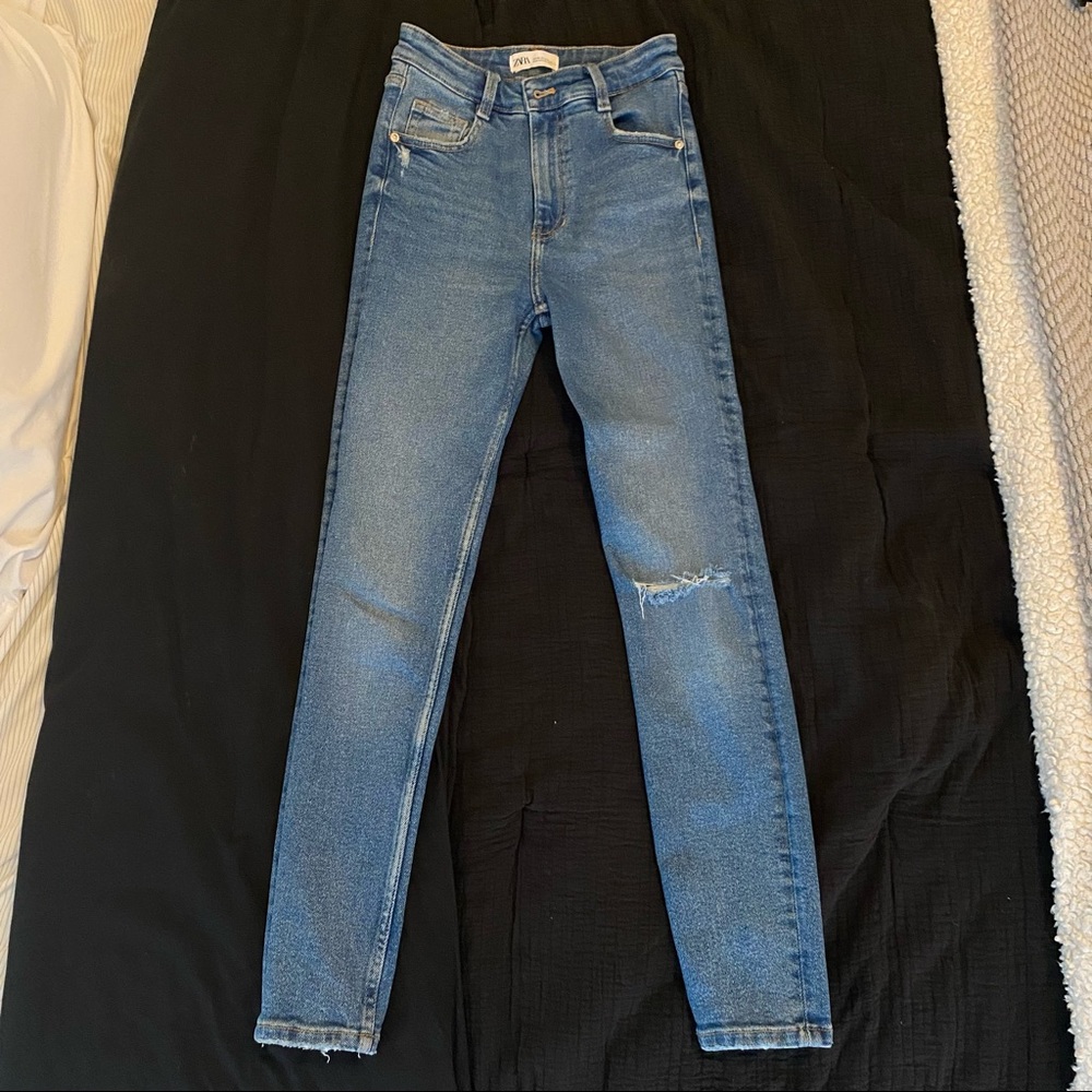 Zara Blue Denim Jeans
